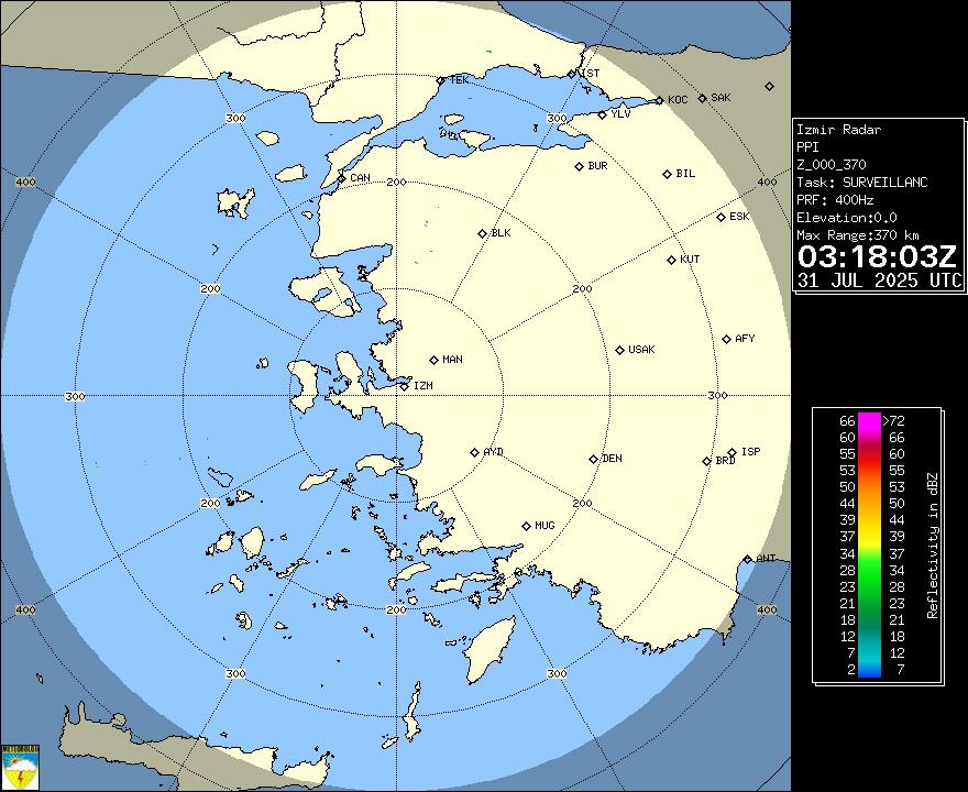 İzmir Radar Görüntüleri