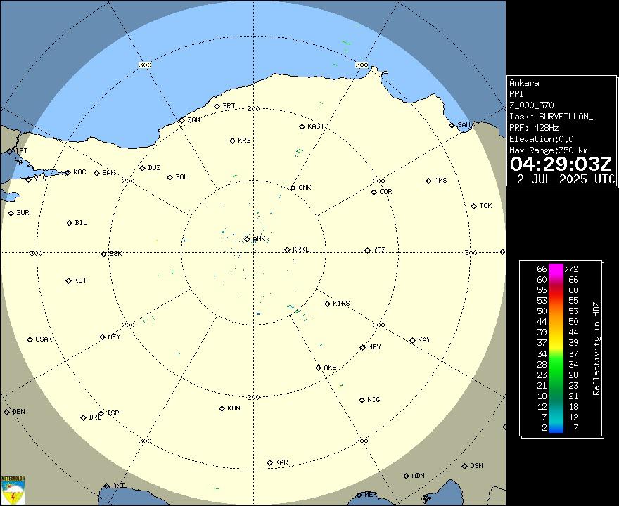 Ankara Radar Görüntüleri